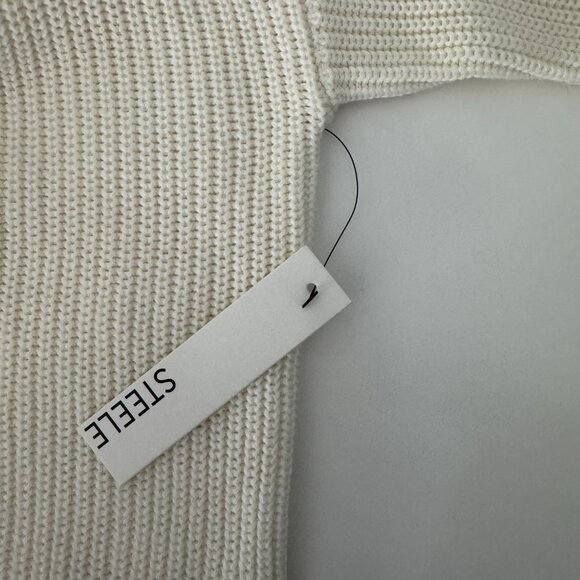 Steele Cream Montreux Sweater NWT, Size M - Picture 15 of 17